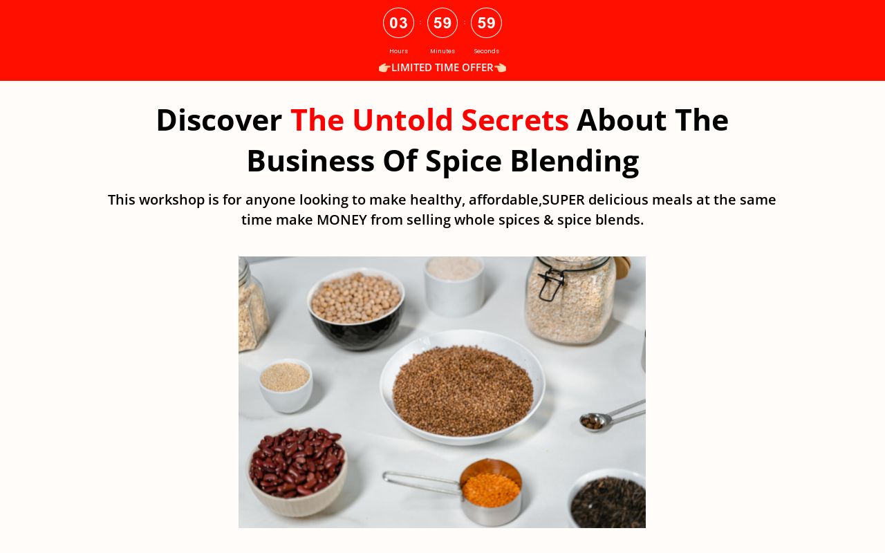 Spice blending